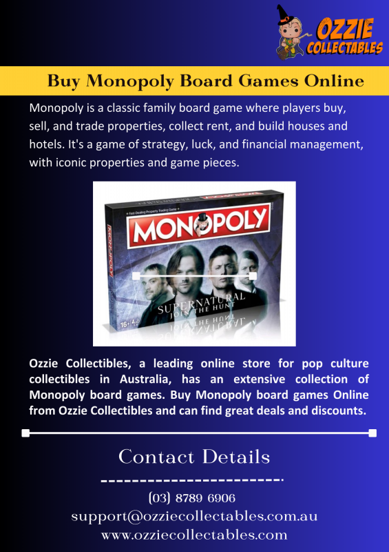 Buy Monopoly Board Games Online: 