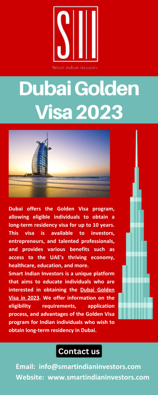Dubai Golden Visa 2023: 