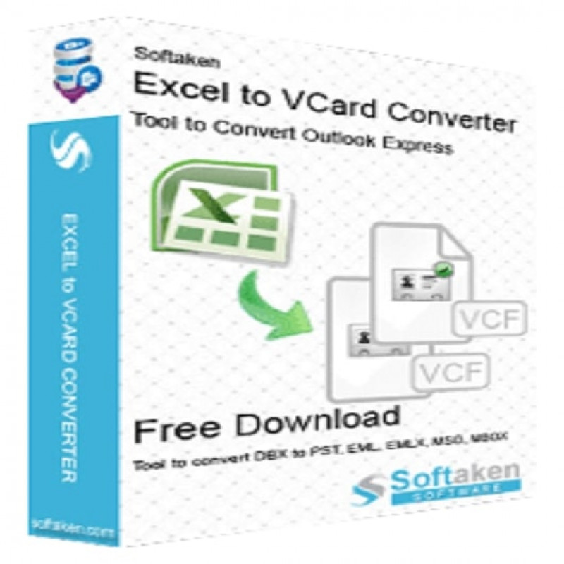 Softaken Excel To Vcf Converter Software Softaken Software 1693