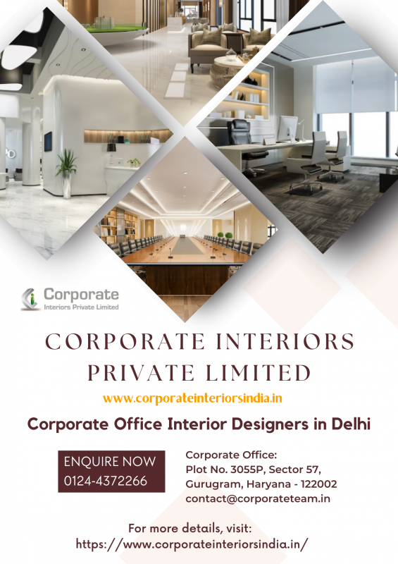 Office Interior Designers in Delhi: 