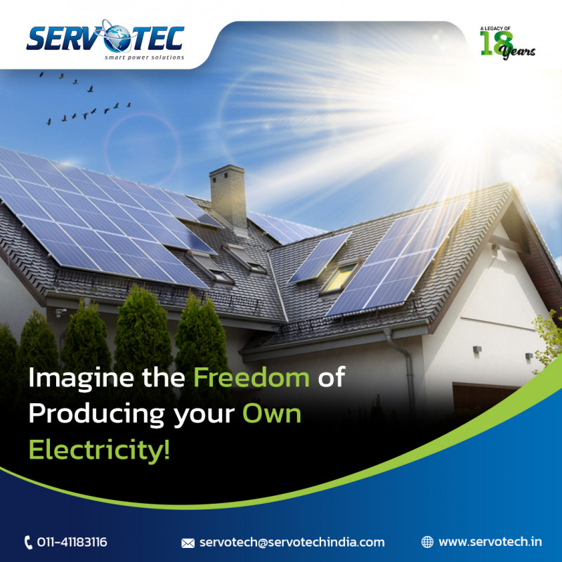 Rooftop Solar Panel At Home: 