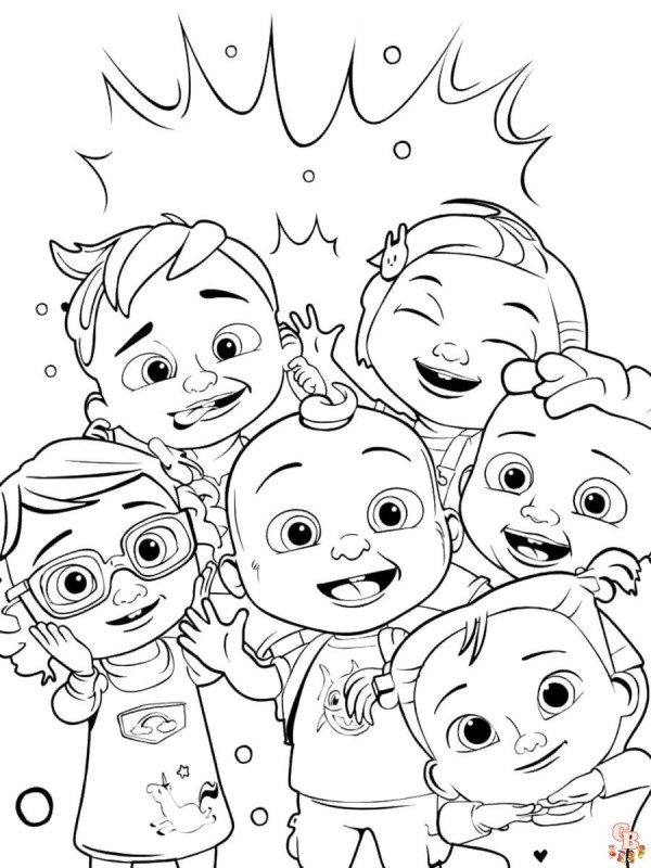 Cocomelon Coloring Pages: Unleash Your Child's Creative Magic | GBcoloring