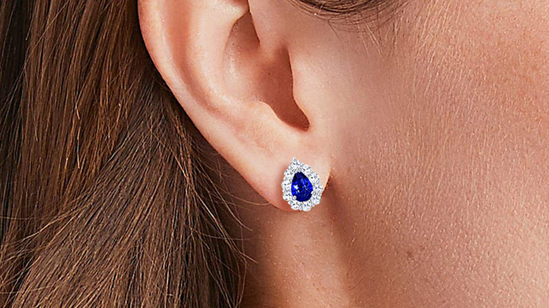 Find The Perfect Gift Blue Sapphire Stud Earrings Sapphire   1694773166 