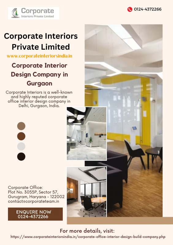 Corporate Interior Design Company in Gurgaon: 
