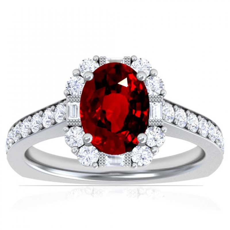 Wear Alluring Ruby Rings and Hog Limelight | Ruby Ring