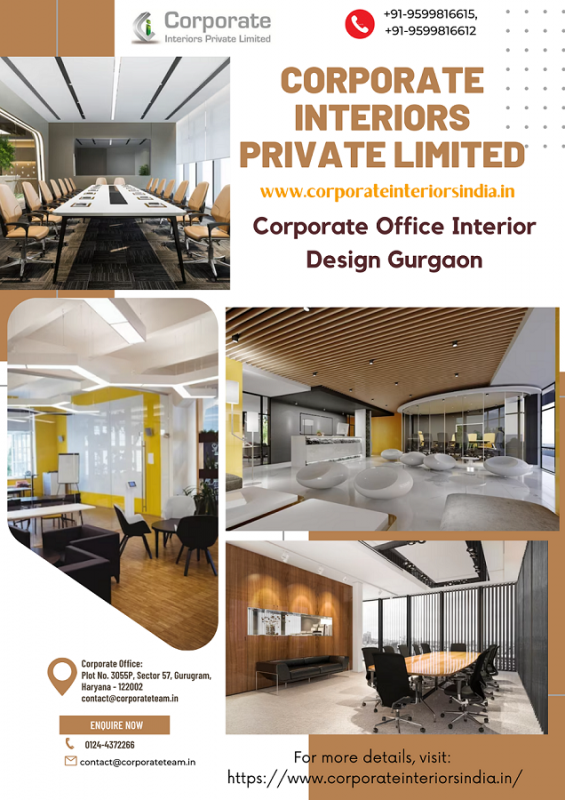 Corporate Office Interior Design Gurgaon: 