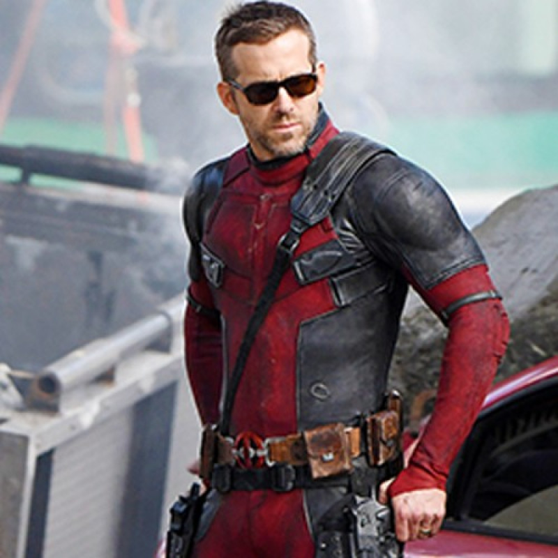 Ryan Reynolds Maroon and Black Leather Jacket | Movies Leather Jackets