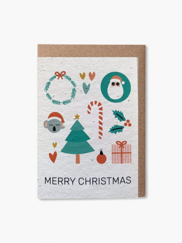 Green Festivities: Plantable Christmas Cards by Paper and Bloom | Paper ...