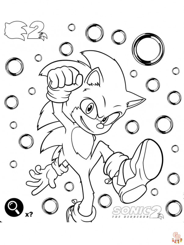 Gbcoloring Pages - Sonic and Tails Racing Adventure | GBcoloring