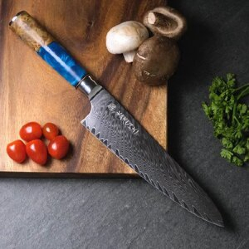 Crafting Culinary Excellence: Damascus Steel Kitchen Knives