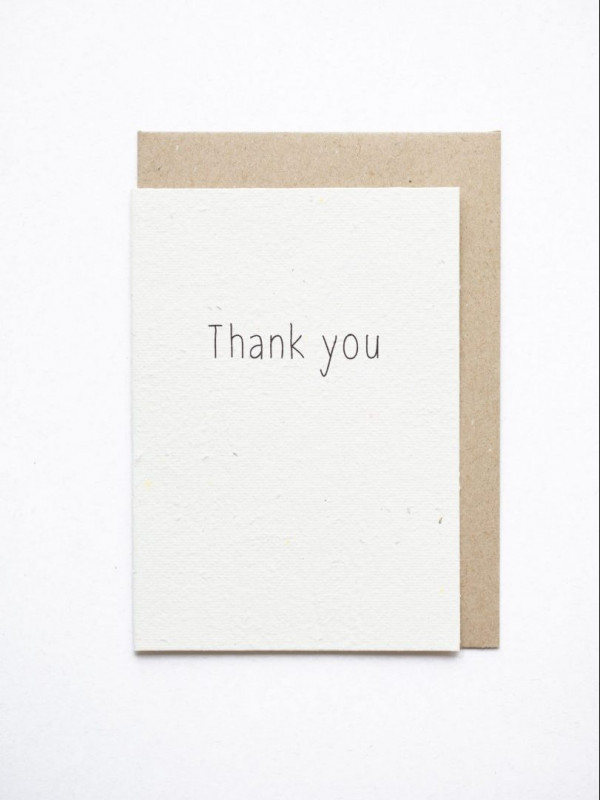 Blooms of Gratitude: Plantable Thank You Cards for Eco-Friendly ...