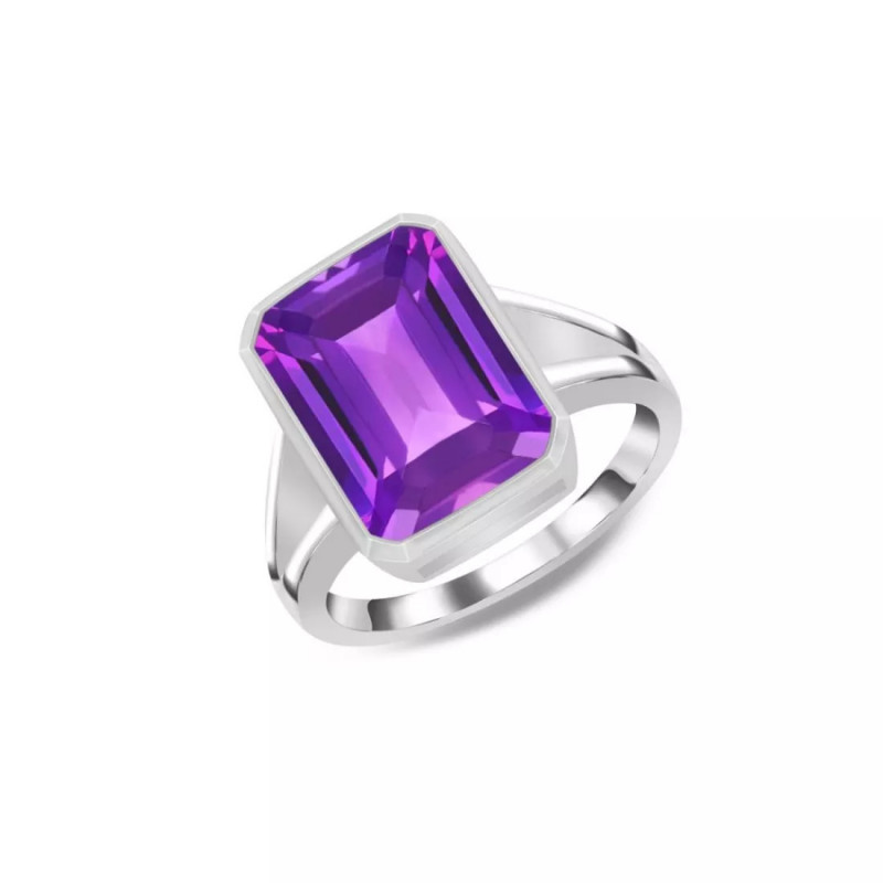 Amethyst Rings | Sterling Silver Amethyst Rings Collection: 