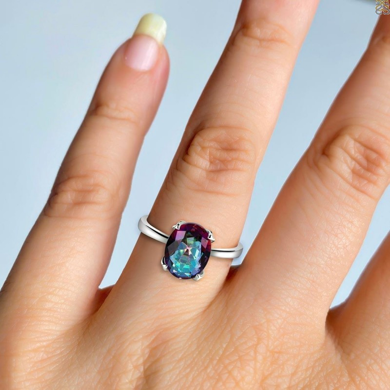 Mystic Topaz Ring - An Enthralling Gemstone: 
