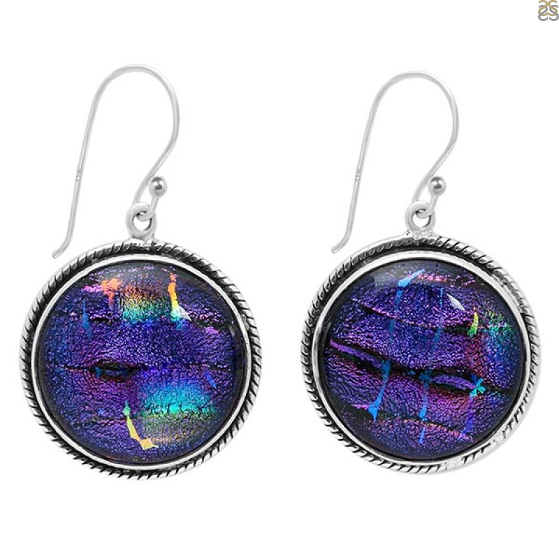 Dico Glass Earrings - A Multicolor Pair To Style Your Ears: 