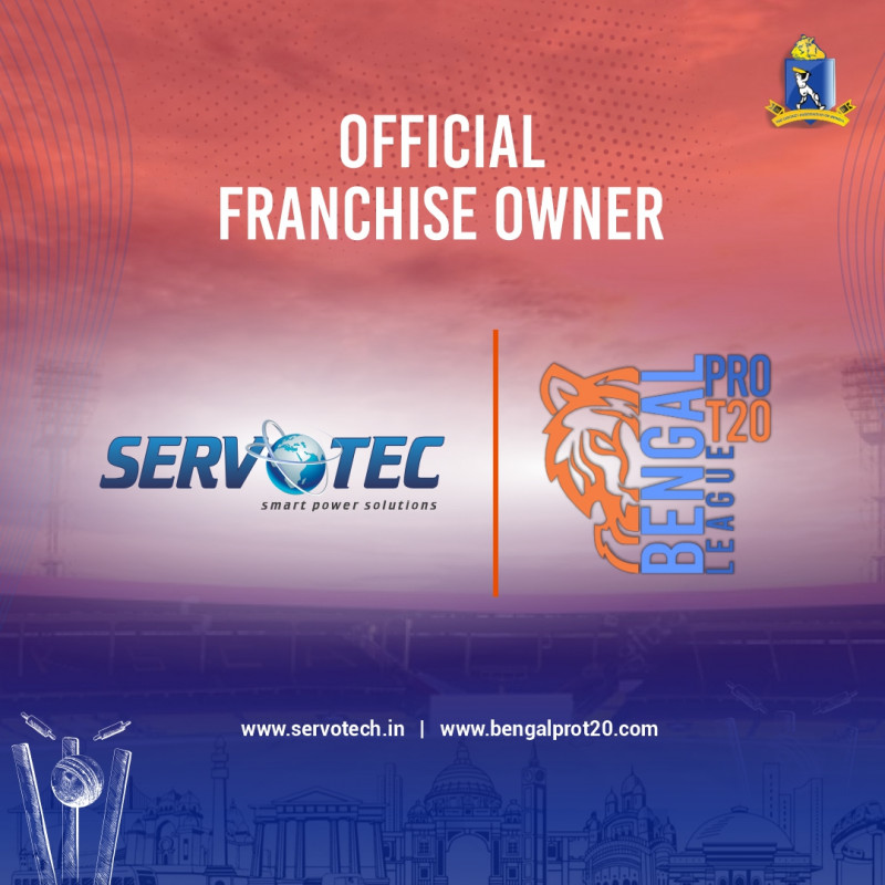 Servotech Owns Franchise Team in Bengal Pro T20 League: 