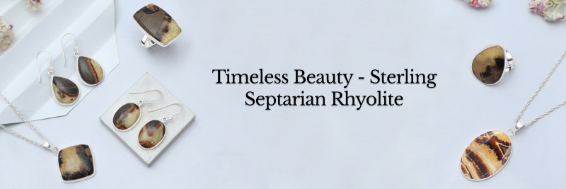 Timeless Beauty: Enduring Elegance in Sterling Septarian Rhyolite 