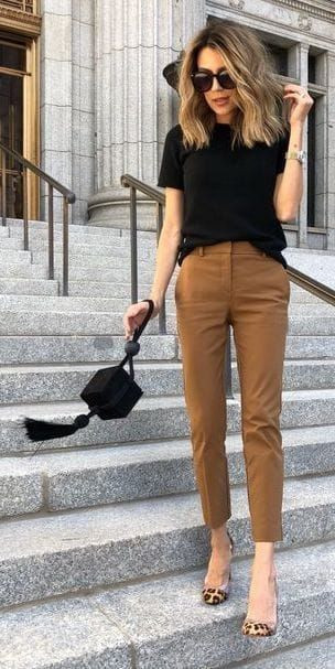 28 Elegant Brown Leather Pants Outfits  Styleoholic