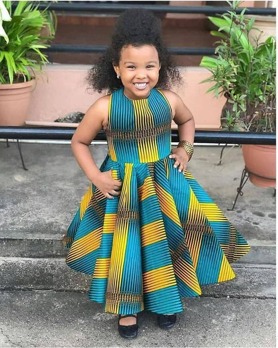 Ankara Styles For Birthday Girl, Little Girl African Dresses African ...