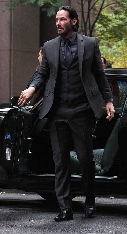 Black Suit Jackets And Tuxedo, Party Attires Ideas With Black Casual Trouser, John Wick Suit: 