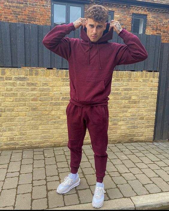 Purple And Violet Sweat Pant, Winter Casual Fashion Outfits With Purple And  Violet Hoody, Joggers Outfit Ideas | Sports fits, flag football men, men  stylish men casual, stylish men casual shoe