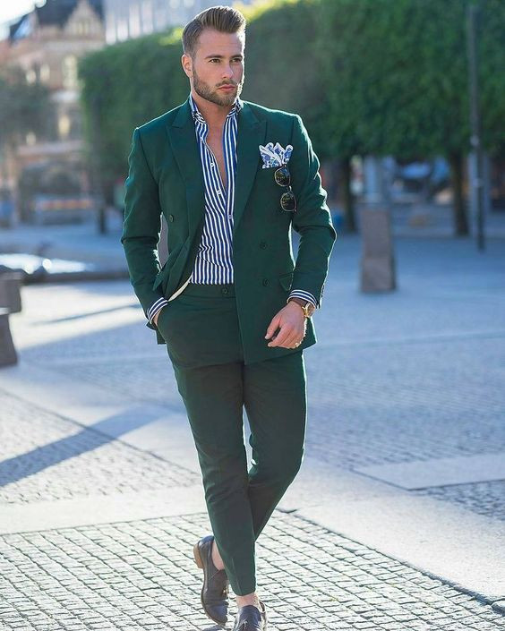 Green Suit Jackets And Tuxedo, Men's Prom Attires Ideas With Green Suit ...