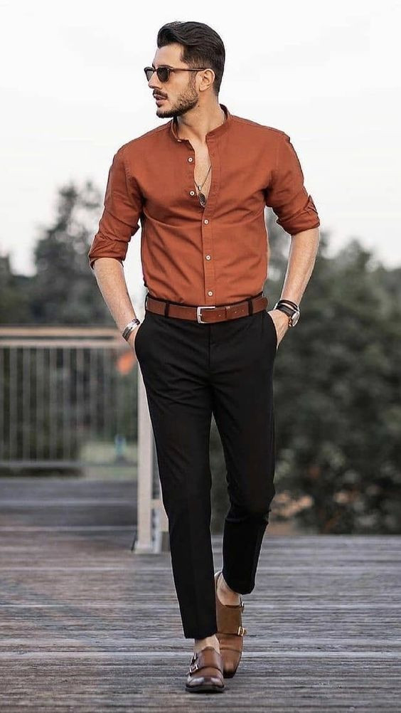 Light colour Shirt and pants color combinations men  Men fashion casual  outfits Men fashion casual shirts Homecoming outfits for guys