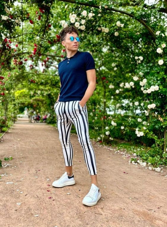 What To Wear With Striped Pants Outfit Ideas 2023  FashionTastycom