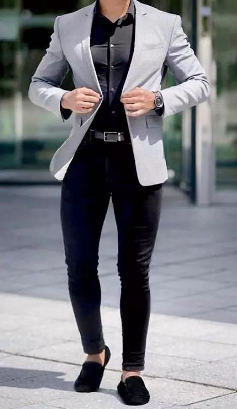 Which is the best pants colour that matches with a black blazer and white  shirt with black buttons  Quora