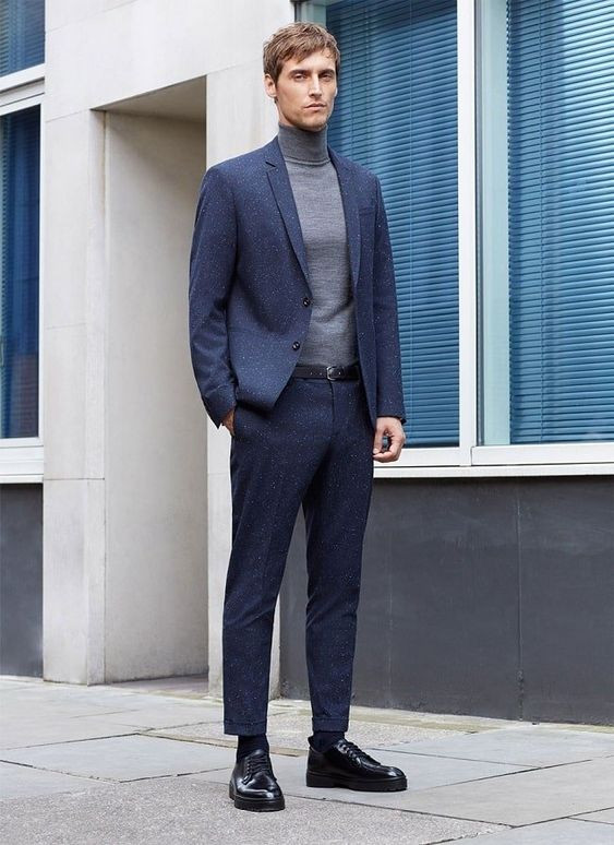 How To Wear a Turtleneck With Suits Blazers or Shorts  Casual style  by  Hopika Inc  Medium