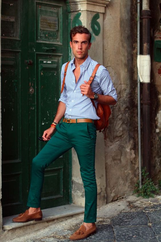 15-best-green-shirt-matching-pants-ideas-green-shirt-outfit-men