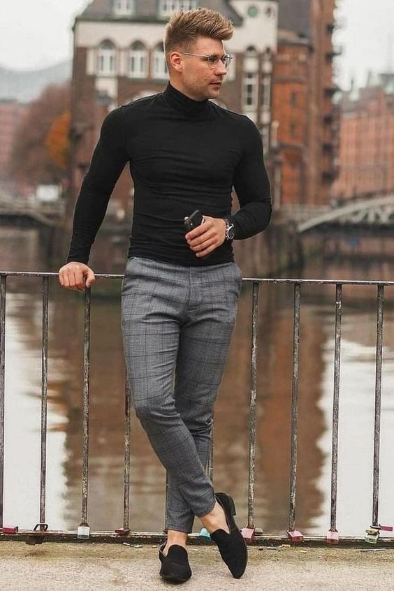 Grey Polo with Black Pants Outfits For Men (31 ideas & outfits) | Lookastic