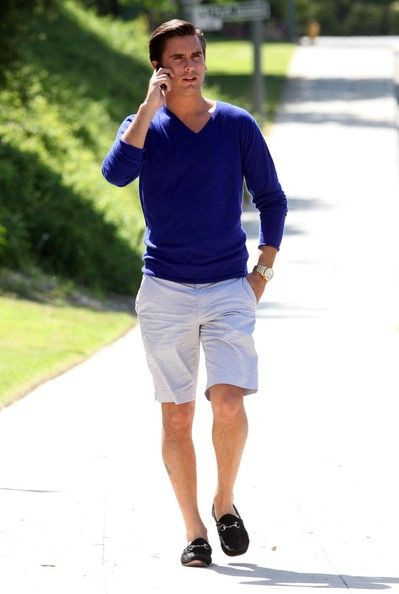 Dark Blue And Navy Sweater, Full Sleeve Ideas With White Shorts, Hamptons Style Clothing Men: 