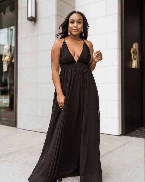 Spring style, classy outfit with little black dress, bridal party dress ...